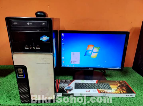 19 inch & Core i3 Full Desktop Computer Setup